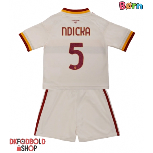 AS Roma Evan Ndicka #5 Udebanesæt Børn 2026-27 Kort ærmer (+ korte bukser)